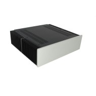 Dissipante 3U 400mm 10mm SILVER front panel - 3mm aluminium covers and rear panel
