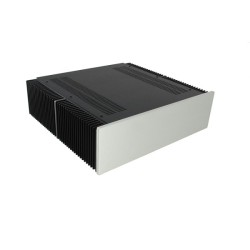 Dissipante 3U 400mm 10mm SILVER front panel - 3mm aluminium covers and rear panel