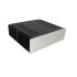 Dissipante 3U 400mm 10mm SILVER front panel - 3mm aluminium covers and rear panel