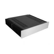 Dissipante 2U 400mm 10mm SILVER front panel - 3mm aluminium covers and rear panel