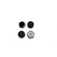 Kit of 4 antivibrations chromed feet