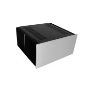 Dissipante 4U 400mm 10mm SILVER front panel - 3mm aluminium covers and rear panel 