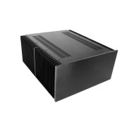 Dissipante 5U 500mm 10mm BLACK front panel - 3mm aluminium covers and rear panel 