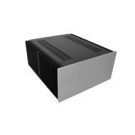 Dissipante 5U 500mm 10mm SILVER front panel - 3mm aluminium covers and rear panel 