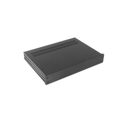 Galaxy GX343 330 x 230 x 40 mm 10mm BLACK front panel - 1mm iron covers
