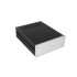Galaxy Maggiorato GX288 230 x 280 x 80 mm 10mm SILVER front panel - 1mm iron covers