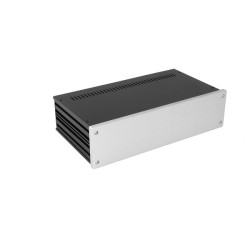 Galaxy Maggiorato GX387 330 x 170 mm x 80 mm 10mm SILVER front panel - 1mm iron covers