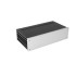 Galaxy Maggiorato GX387 330 x 170 mm x 80 mm 10mm SILVER front panel - 1mm iron covers