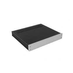 Galaxy GX348 330 x 280 x 40 mm 10mm SILVER front panel - 1mm iron covers
