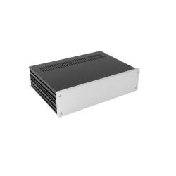 Galaxy Maggiorato GX383 330 x 230 mm x 80 mm 10mm SILVER front panel - 1mm iron covers