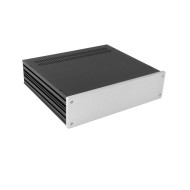 Galaxy Maggiorato GX388 330 x 280 mm x 80 mm 10mm SILVER front panel - 1mm iron covers