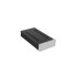 Galaxy GX143 124 x 230 x 40 mm 10mm SILVER front panel - 1mm iron covers