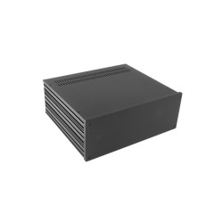 Galaxy Maggiorato 3U GX388 330 x 280 mm x 120 mm 10mm BLACK front panel - 1mm iron covers