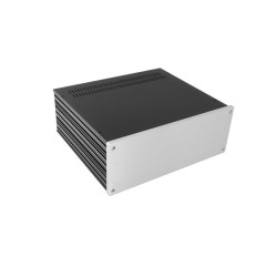 Galaxy Maggiorato 3U GX388 330 x 280 mm x 120 mm 10mm SILVER front panel - 1mm iron covers
