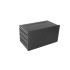 Galaxy Maggiorato 4U GX387 330 x 170 mm x 120 mm 10mm BLACK front panel - 1mm iron covers