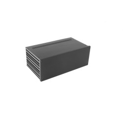 Galaxy Maggiorato 3U GX387 330 x 170 mm x 120 mm 10mm BLACK front panel - 1mm iron covers