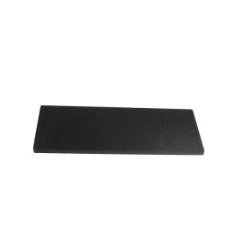 10mm alluminium frontal panel 3U BLACK