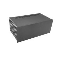 Slim Line 04/230 10mm BLACK front panel - 3mm aluminium covers