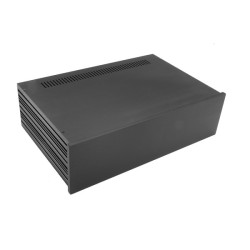 Slim Line 03/280 10mm BLACK front panel - 3mm aluminium covers