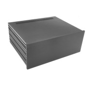 Slim Line 04/350 10mm BLACK front panel - 3mm aluminium covers