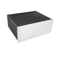 Slim Line 04/350 10mm SILVER front panel - 3mm aluminium covers