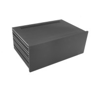 Slim Line 04/280 10mm BLACK front panel - 3mm aluminium covers