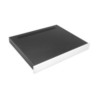 Slim Line 01/350 10mm SILVER front panel - 3mm aluminium covers
