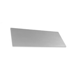 10mm alluminium frontal panel 4U SILVER