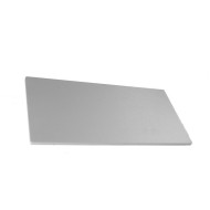 10mm alluminium frontal panel 5U SILVER