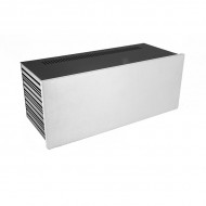 Slim Line 04/170 10mm SILVER front panel - 3mm aluminium covers