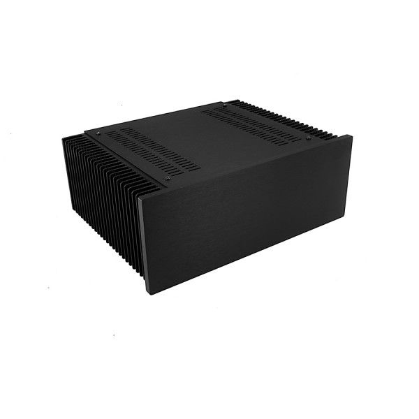 Mini Dissipante 3U 250mm 10mm BLACK front panel - 2mm aluminium covers and 3mm rear panel