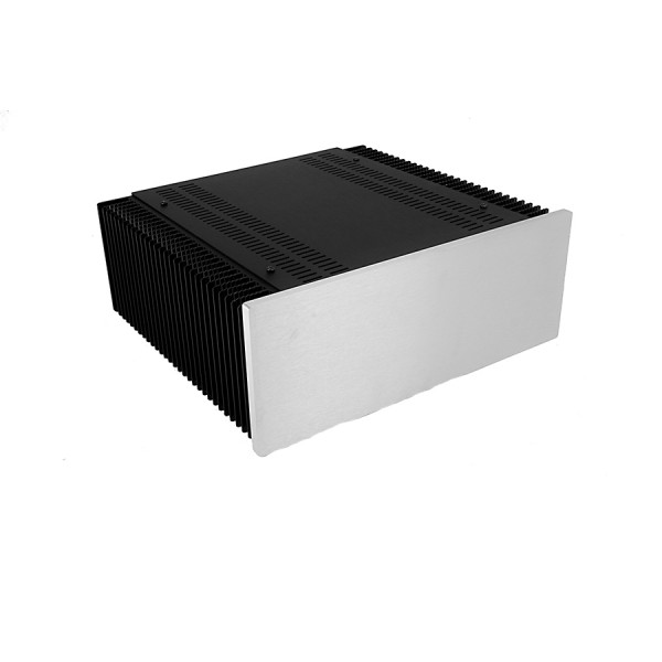 Mini Dissipante 3U 300mm 10mm SILVER front panel - 2mm aluminium covers and 3mm rear panel