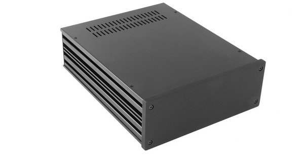 Case Audio HIFI 2000 Slim Line 02/280 | 2 Unità, Frontale 10mm Argento - Chassis Per DIY Made In Italy - Foto 6