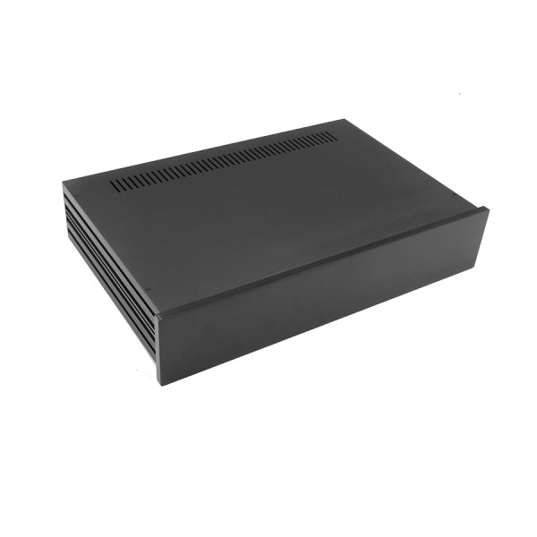 Slim Line 02/280 10mm BLACK front panel - 3mm aluminium covers