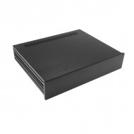 Slim Line 02/350 10mm BLACK front panel - 3mm aluminium covers