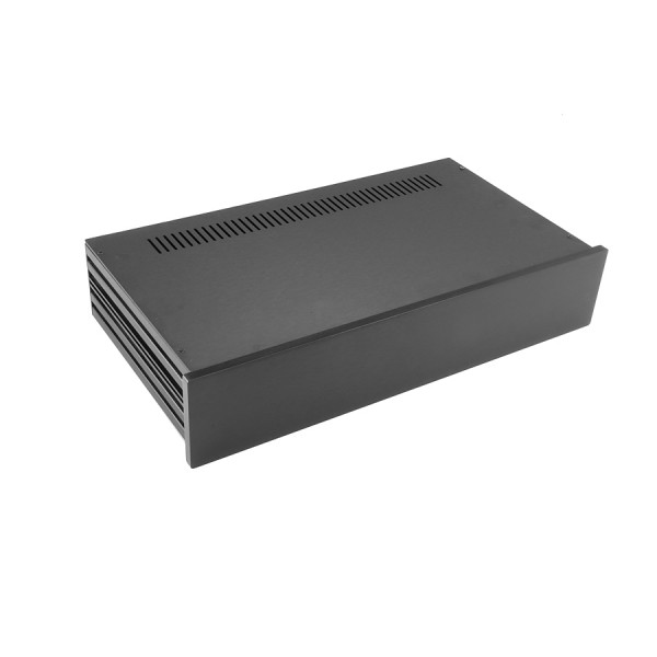 Slim Line 02/230 10mm BLACK front panel - 3mm aluminium covers