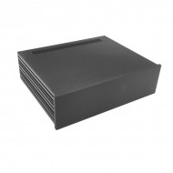 Slim Line 03/350 10mm BLACK front panel - 3mm aluminium covers