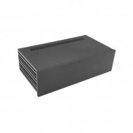 Slim Line 03/230 10mm BLACK front panel - 3mm aluminium covers